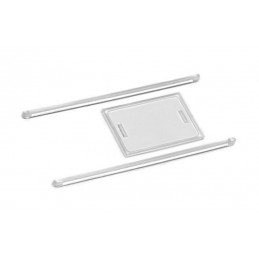 Ventana corredera, con accesorios.